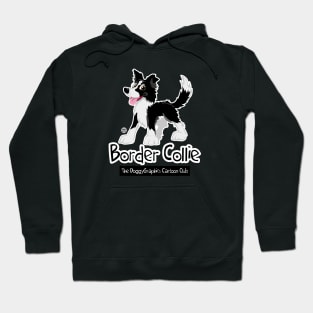 CartoonClub Border Collie - Black and White Hoodie